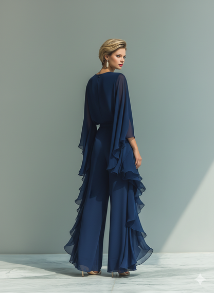 Conjunto de dos piezas Midnight Grace de gasa