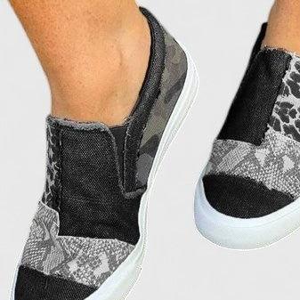 Rocío | Mocasín con estampado patchwork