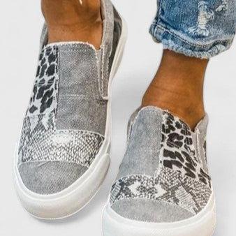 Rocío | Mocasín con estampado patchwork