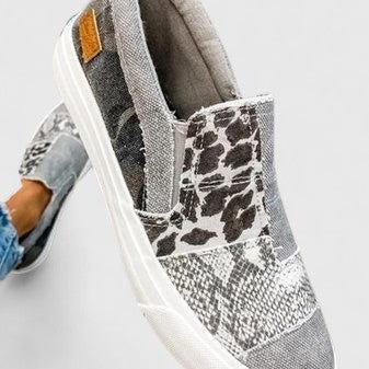 Rocío | Mocasín con estampado patchwork