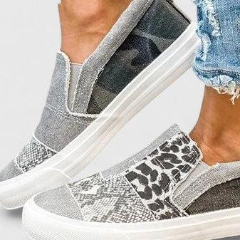 Rocío | Mocasín con estampado patchwork