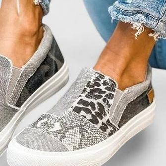 Rocío | Mocasín con estampado patchwork