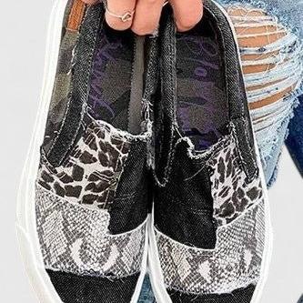 Rocío | Mocasín con estampado patchwork