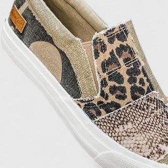 Rocío | Mocasín con estampado patchwork