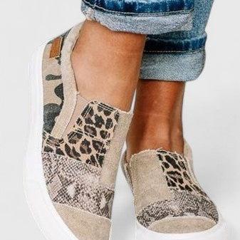 Rocío | Mocasín con estampado patchwork