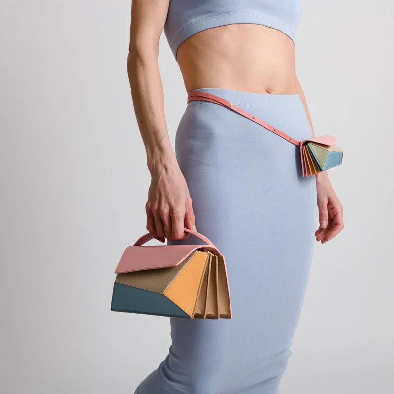 Milanese - bolso con diseño de lujo y geométrico