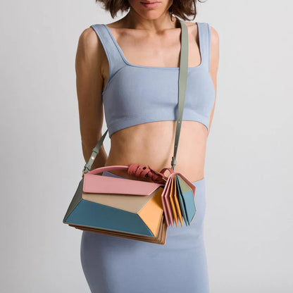 Milanese - bolso con diseño de lujo y geométrico