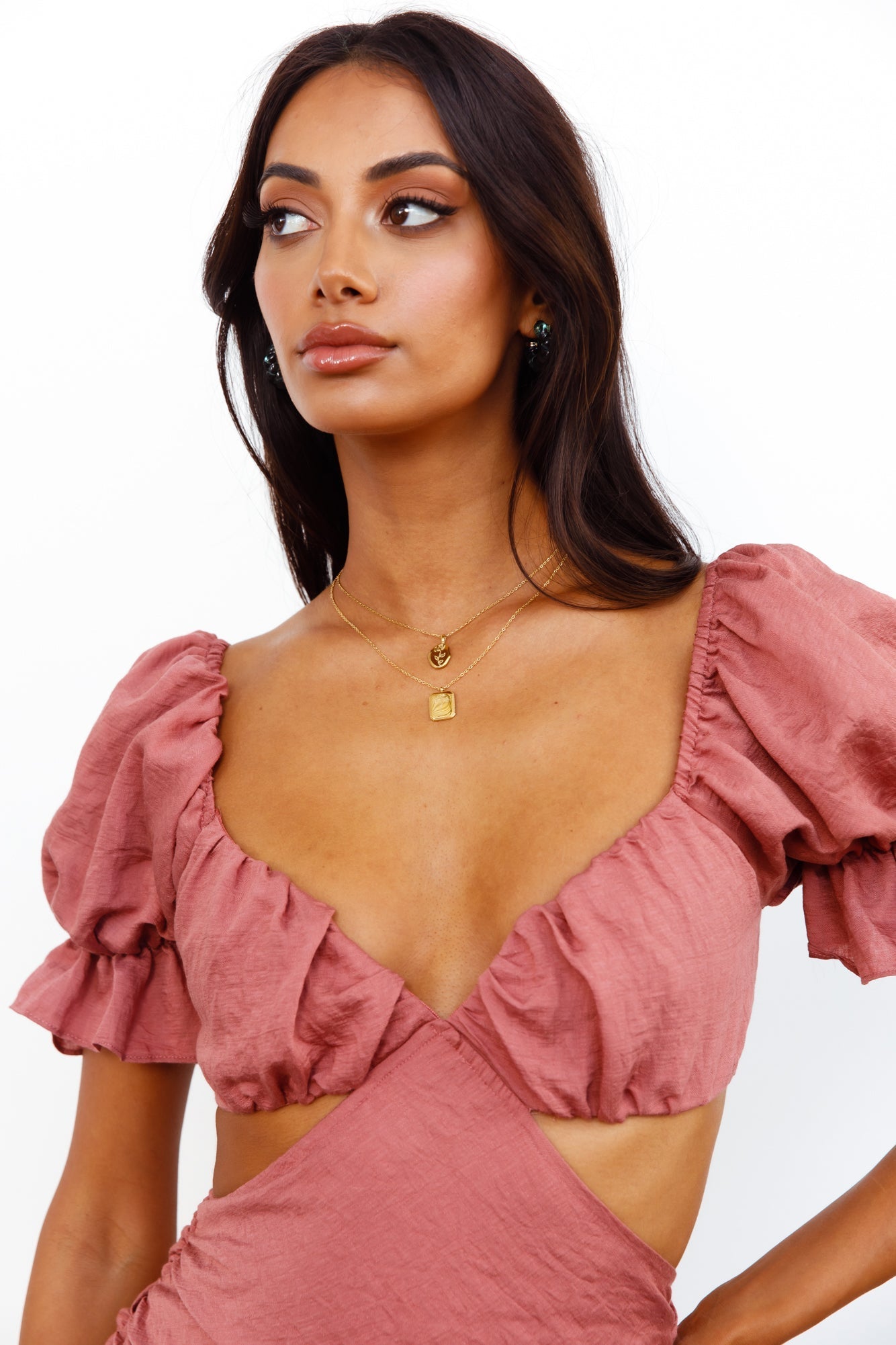 Collar Lindo Espinas Chapado En Oro 18K
