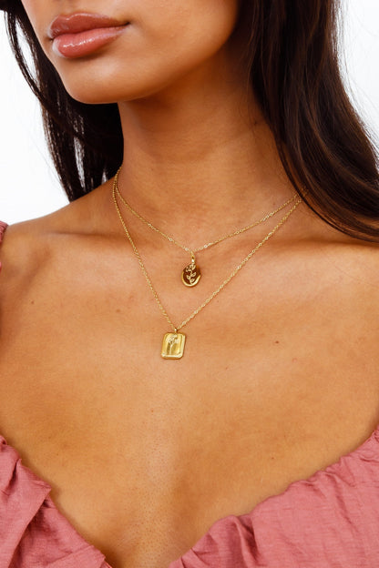 Collar Lindo Espinas Chapado En Oro 18K