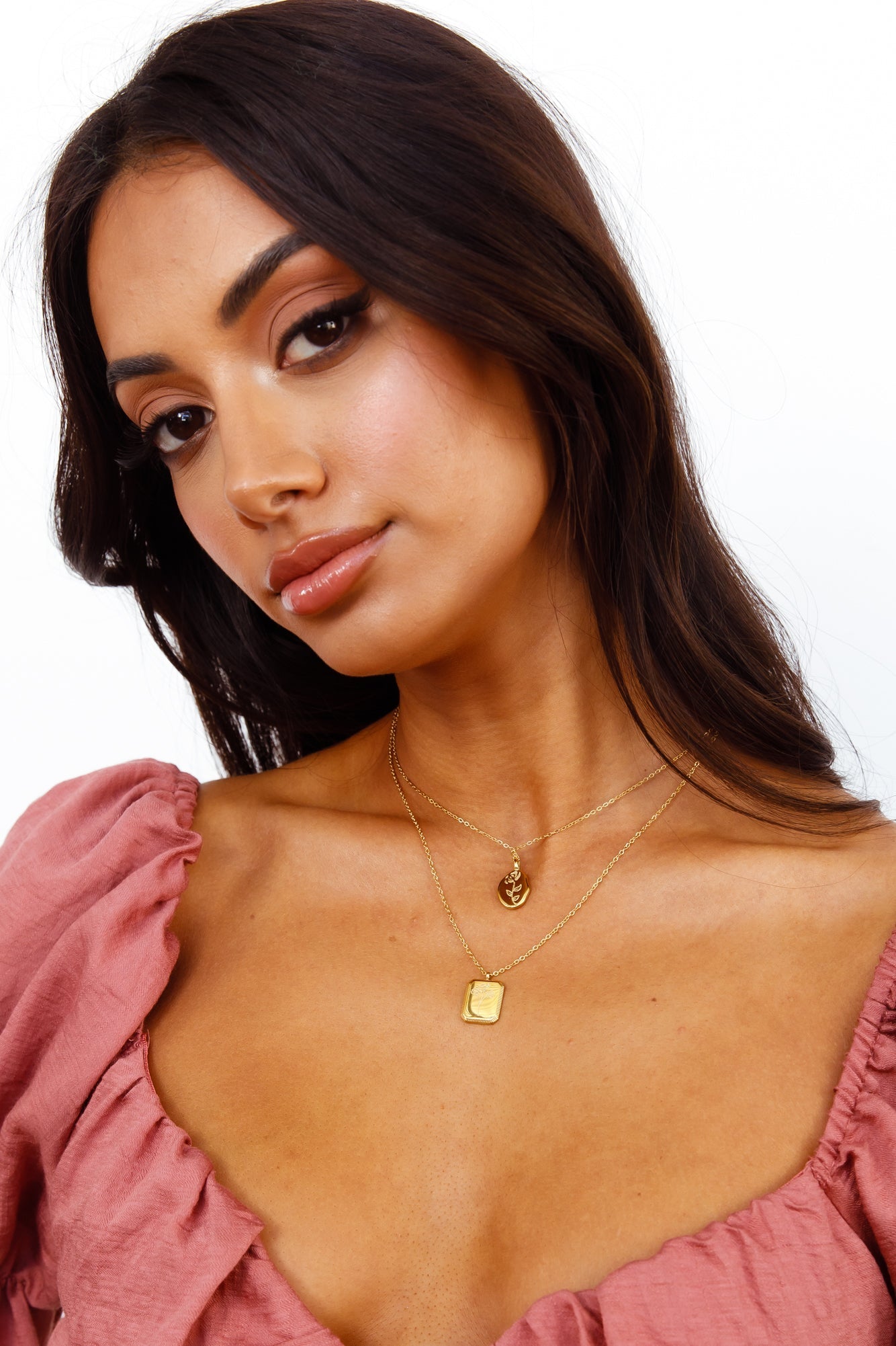 Collar Lindo Espinas Chapado En Oro 18K
