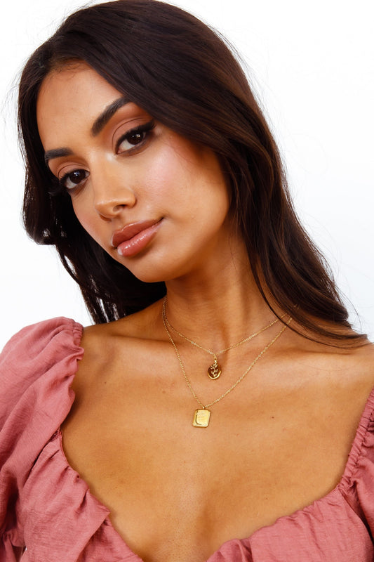 Collar Lindo Espinas Chapado En Oro 18K