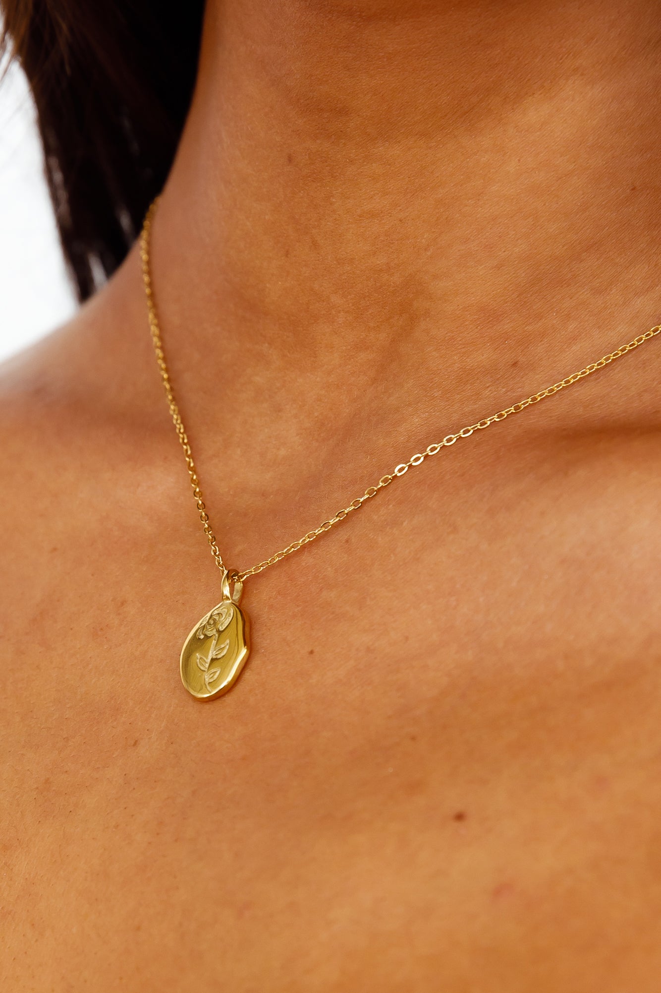 Collar Lindo Espinas Chapado En Oro 18K