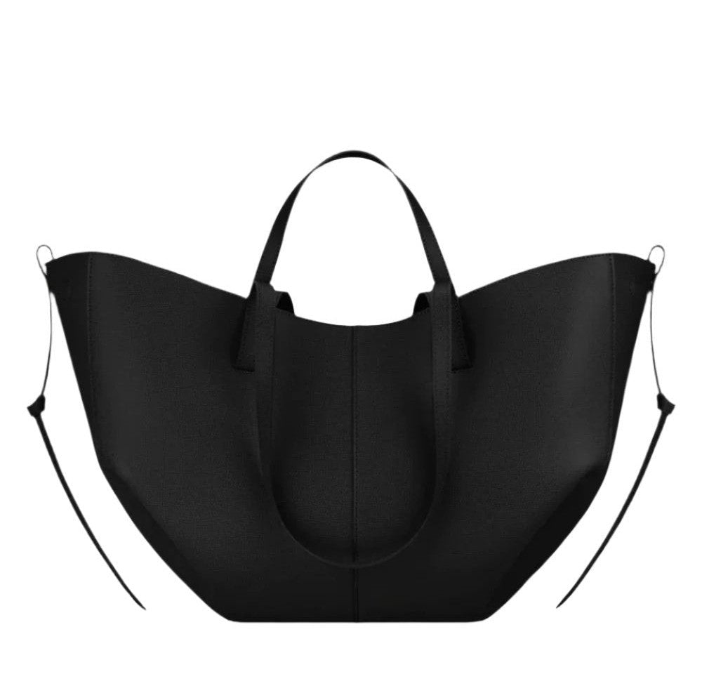 Ombrello - bolso de piel auténtica de litchi