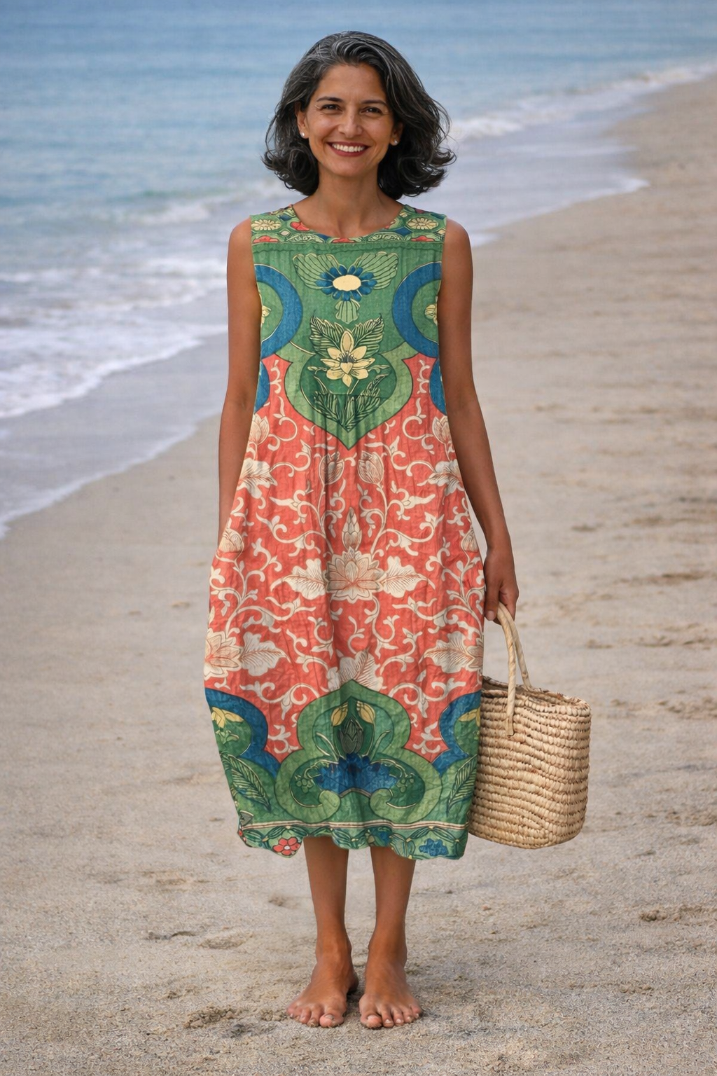 Vera | Vestido Midi Bohemio de Estilo Boho Chic