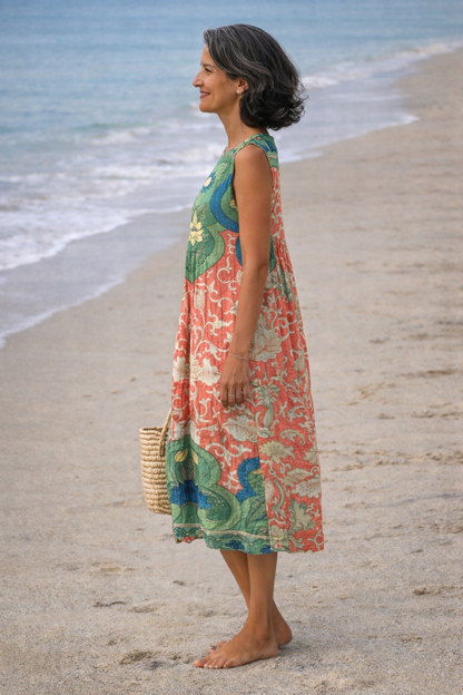 Vera | Vestido Midi Bohemio de Estilo Boho Chic
