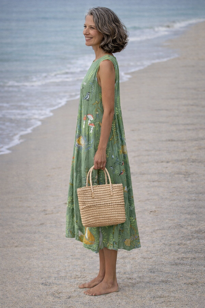 Esperanza | Vestido midi de estilo bosque