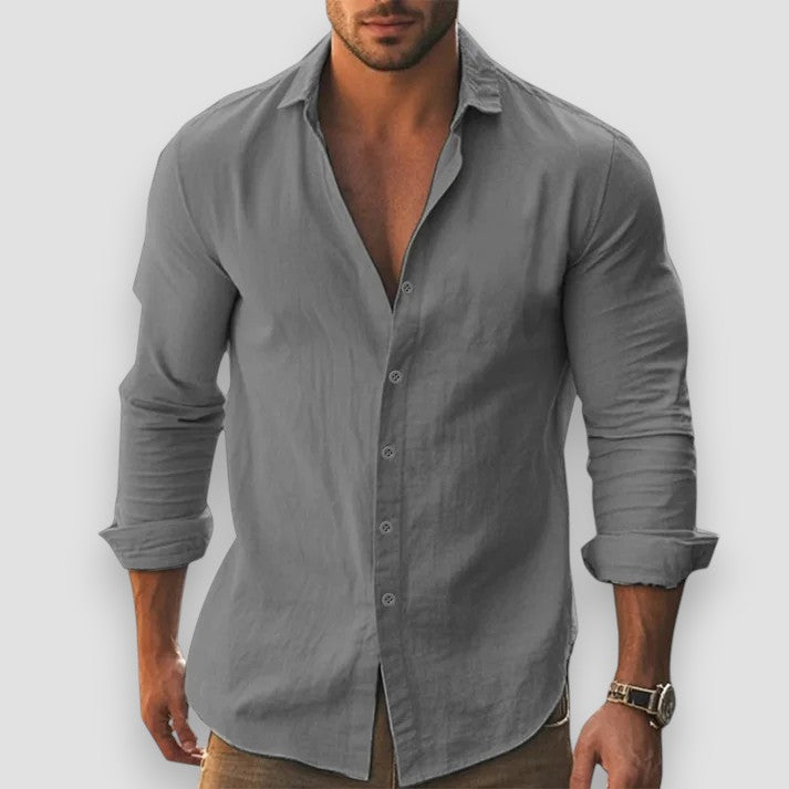 Jonathan™ Camisa de manga larga ligera – Comodidad esencial para el día a día