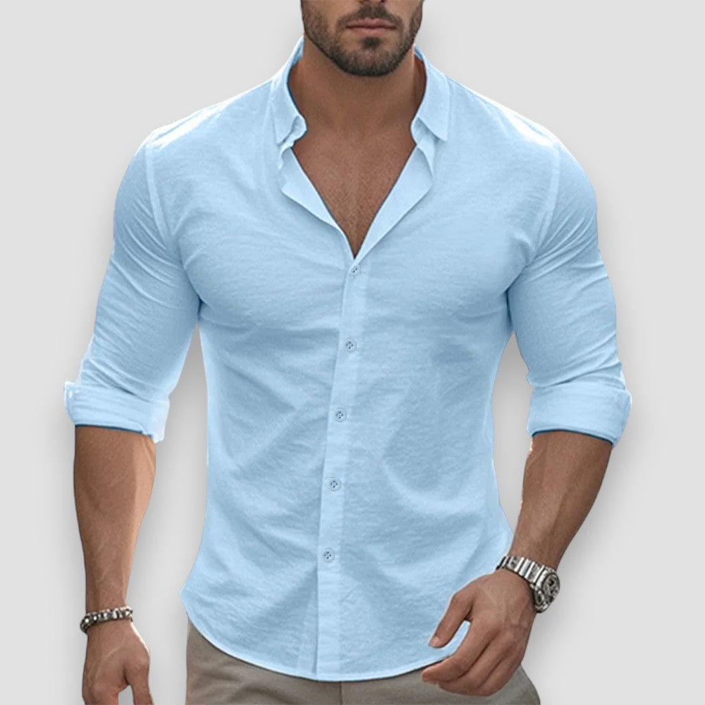 Jonathan™ Camisa de manga larga ligera – Comodidad esencial para el día a día