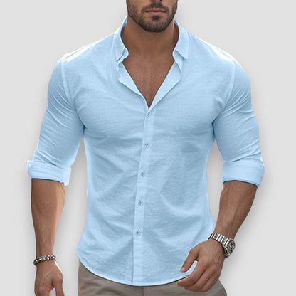 Jonathan™ Camisa de manga larga ligera – Comodidad esencial para el día a día