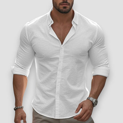 Jonathan™ Camisa de manga larga ligera – Comodidad esencial para el día a día