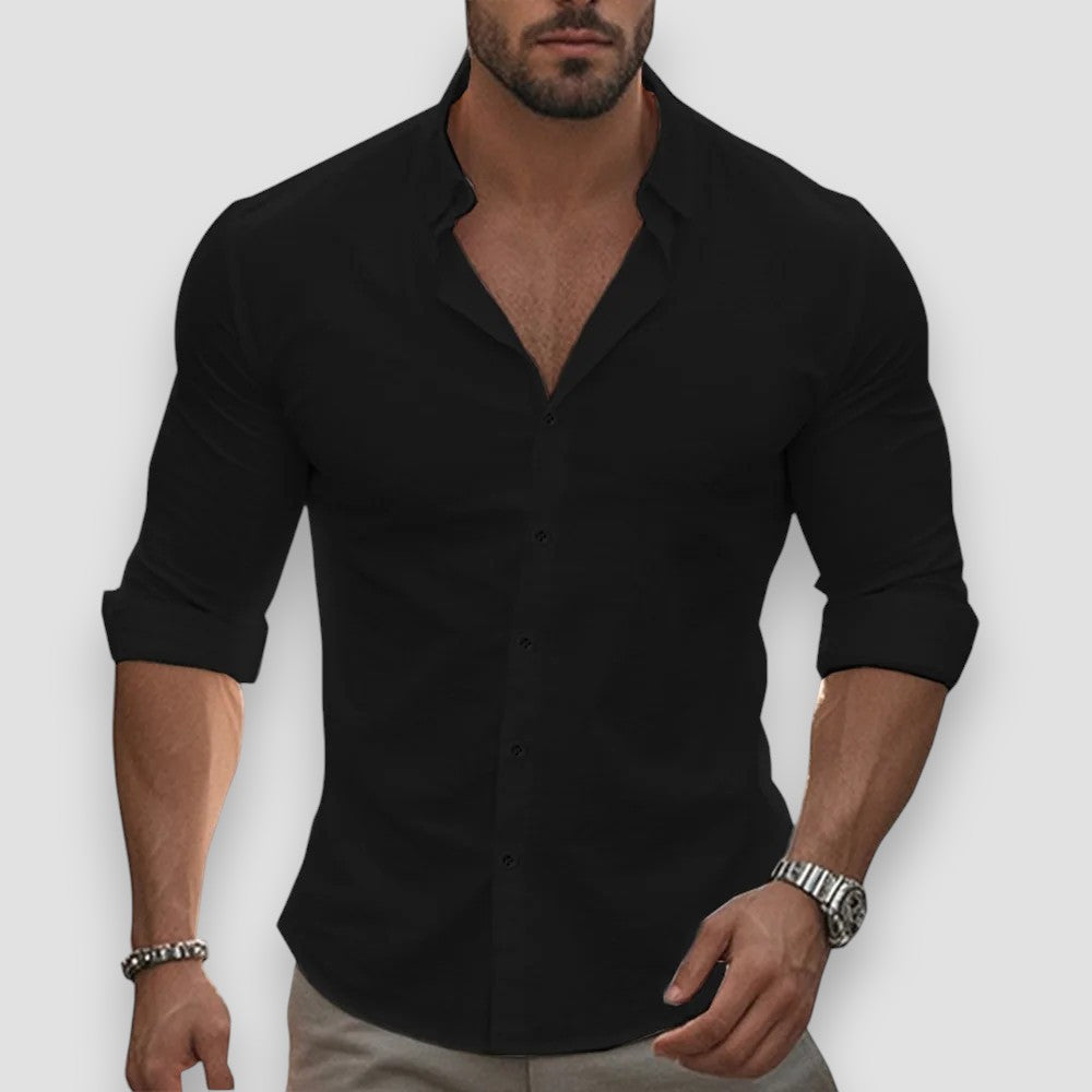Jonathan™ Camisa de manga larga ligera – Comodidad esencial para el día a día