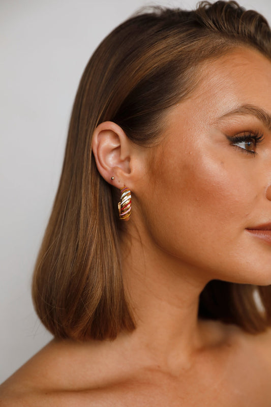 Pendientes Sueños Regaliz Bañados En Oro 18K