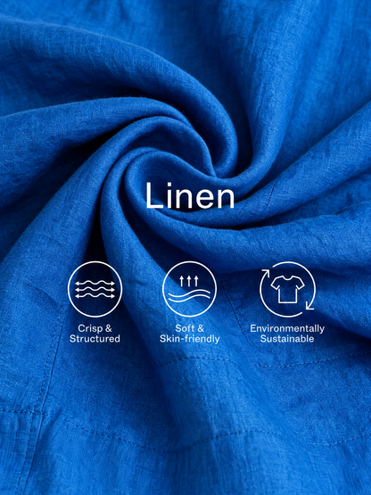 Vestido Mini Utilitario de Lino Moderno