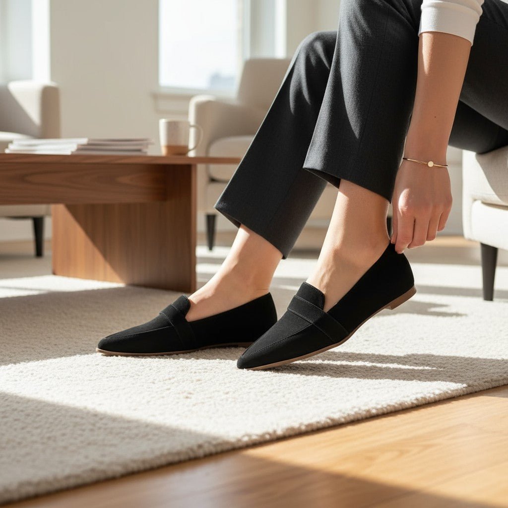 Gema | Mocasín gris de ante