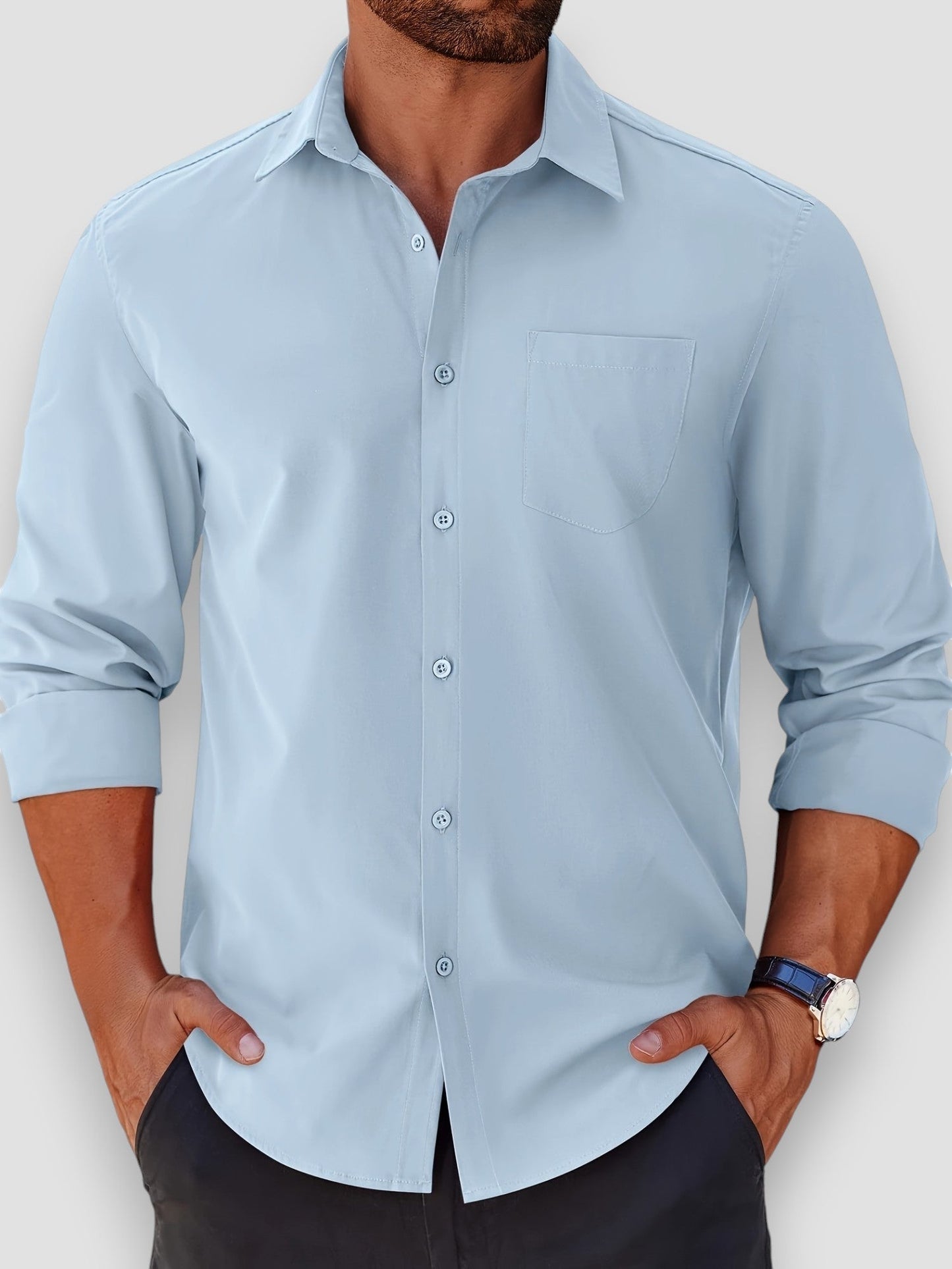 Noé™ Camisa clásica para hombre — Estilo atemporal para uso diario