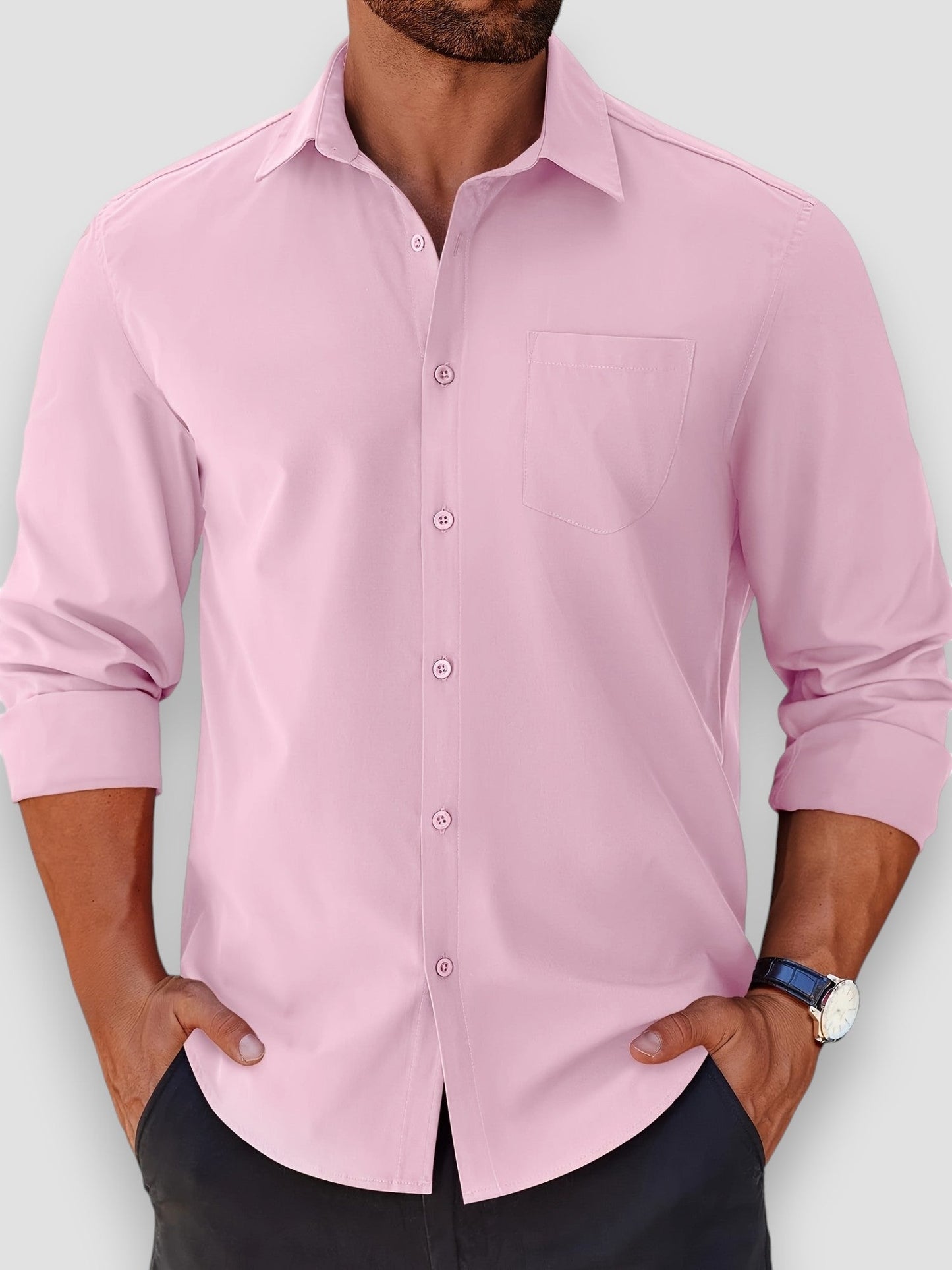 Noé™ Camisa clásica para hombre — Estilo atemporal para uso diario