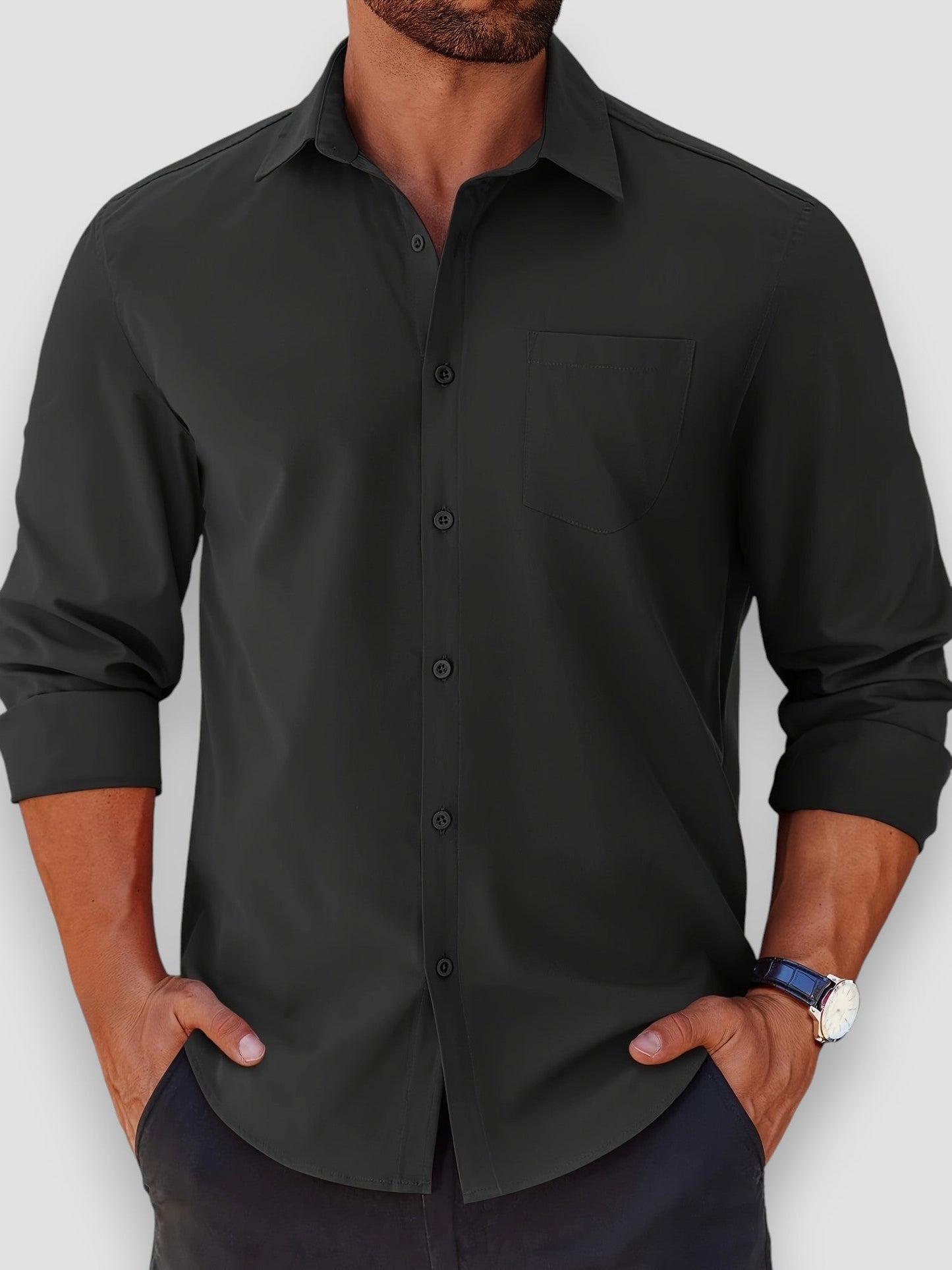 Noé™ Camisa clásica para hombre — Estilo atemporal para uso diario