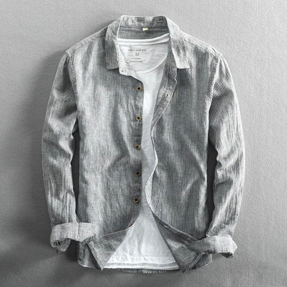 Matías™ Camisa de lino - Ligera y transpirable, Esencial para el día a día
