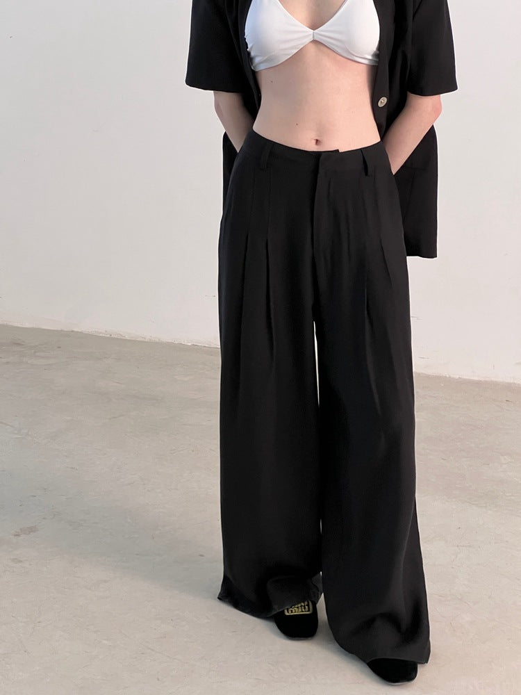 Pantalón Relaxed Fit Plisado
