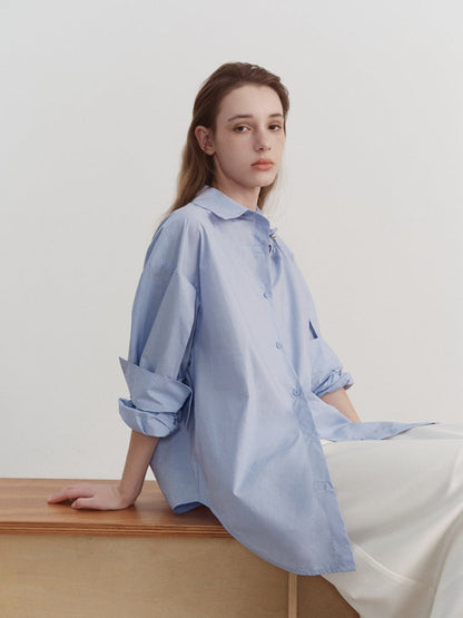 Camisa holgada extragrande minimalista