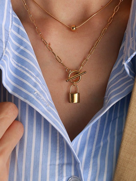 Goldkette mit Schlüsselanhänger