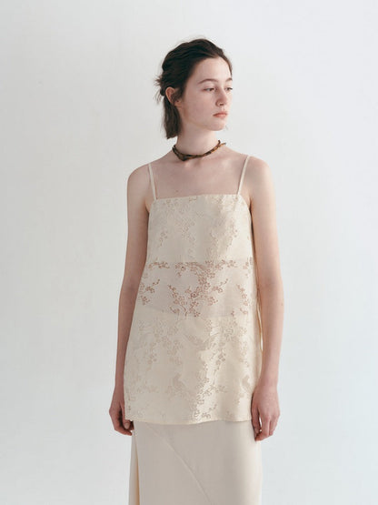 Top camisola bordado ahuecado