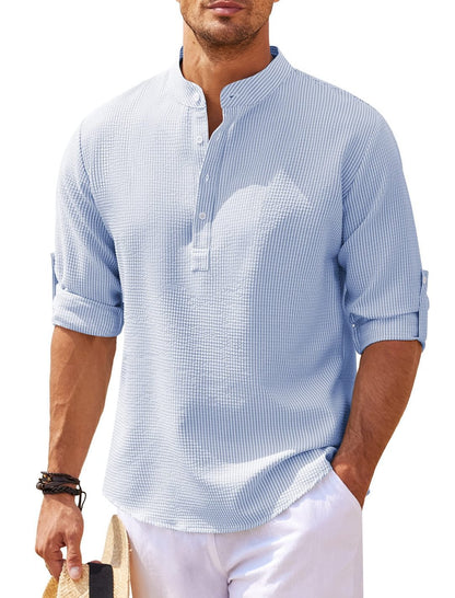 Victor™ | Camisa de manga 3/4 sofisticada para un estilo sin esfuerzo