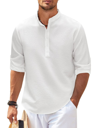 Victor™ | Camisa de manga 3/4 sofisticada para un estilo sin esfuerzo