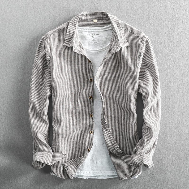 Matías™ Camisa de lino - Ligera y transpirable, Esencial para el día a día