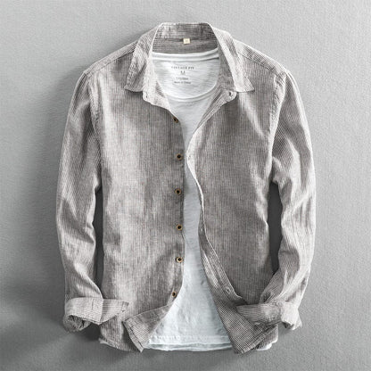 Matías™ Camisa de lino - Ligera y transpirable, Esencial para el día a día