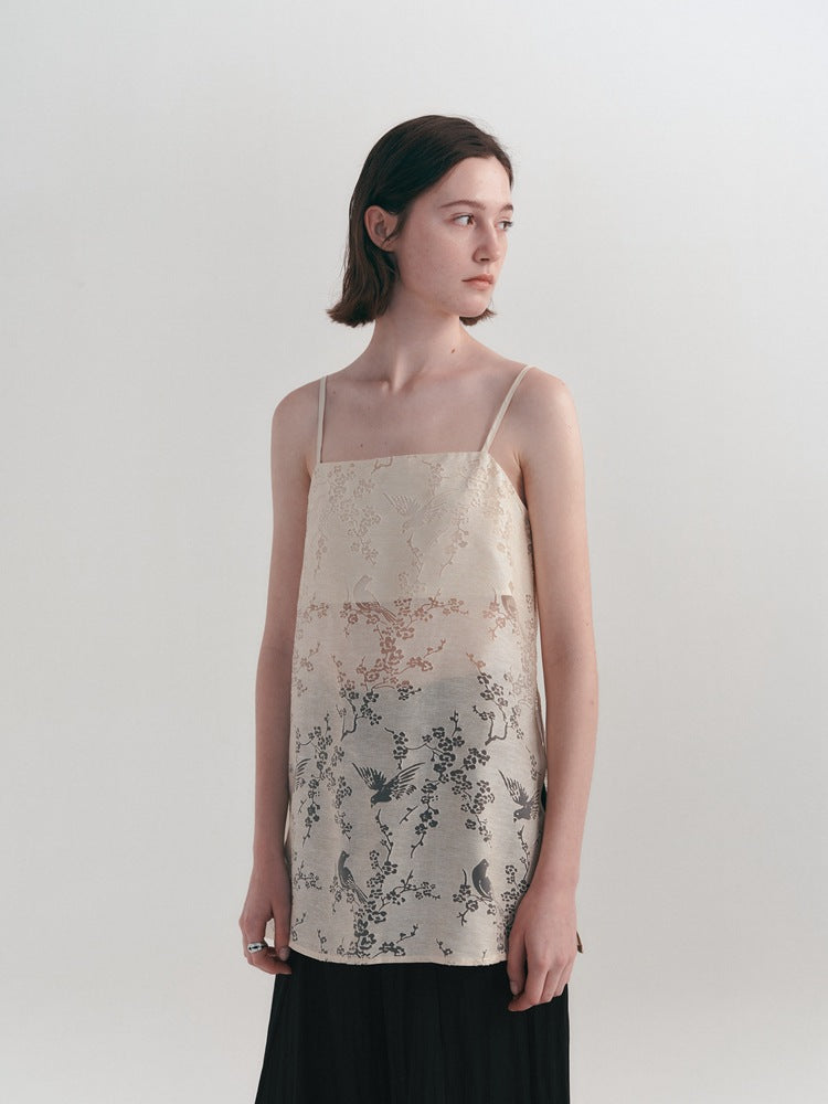 Top camisola bordado ahuecado