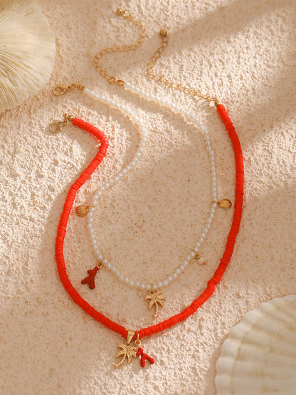 Collar Tahiti Sunset Pearl Beach Oro
