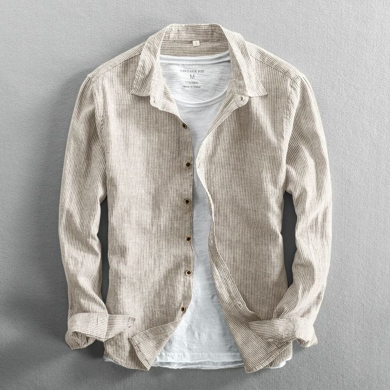 Matías™ Camisa de lino - Ligera y transpirable, Esencial para el día a día