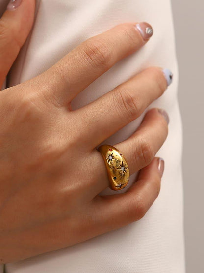 Anillo Cúpula Noche Estrellada