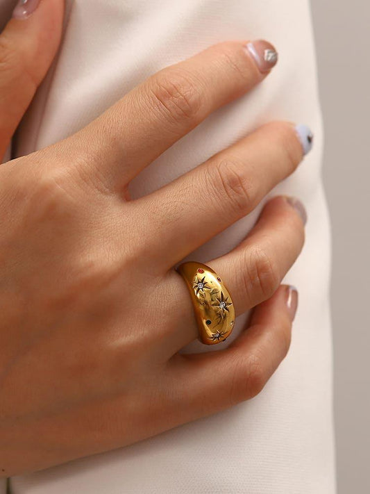 Anillo Cúpula Noche Estrellada