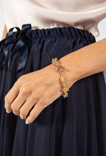 Soléa - pulsera elegante y dorada