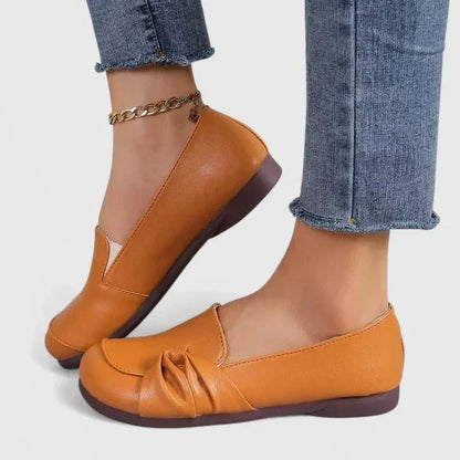 Pilar | Mocasín beige de confort