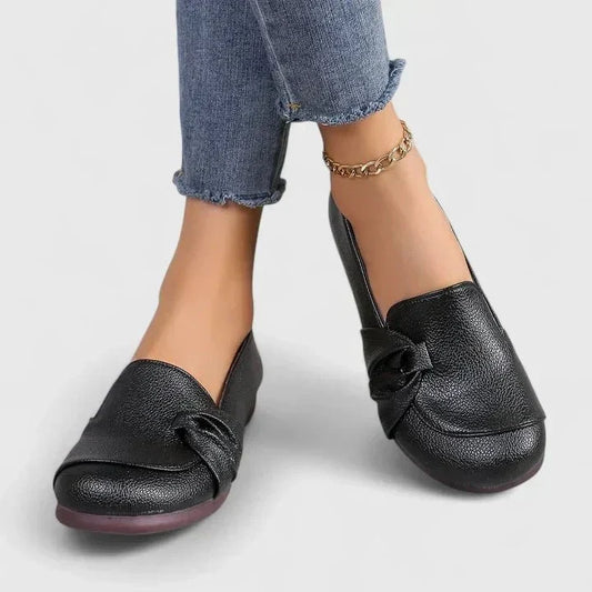 Pilar | Mocasín beige de confort