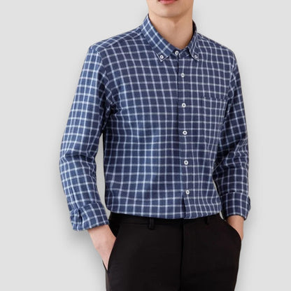 Pedro™ Camisa de algodón puro — 100% algodón, suave y transpirable, esencial para el día a día