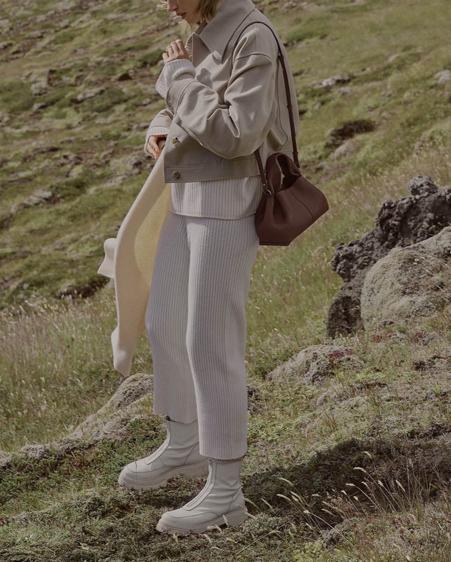 Sienne - bolso de cuero con forma de nube